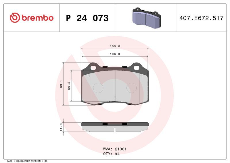 Brembo P24073