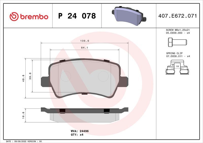 Brembo P24078