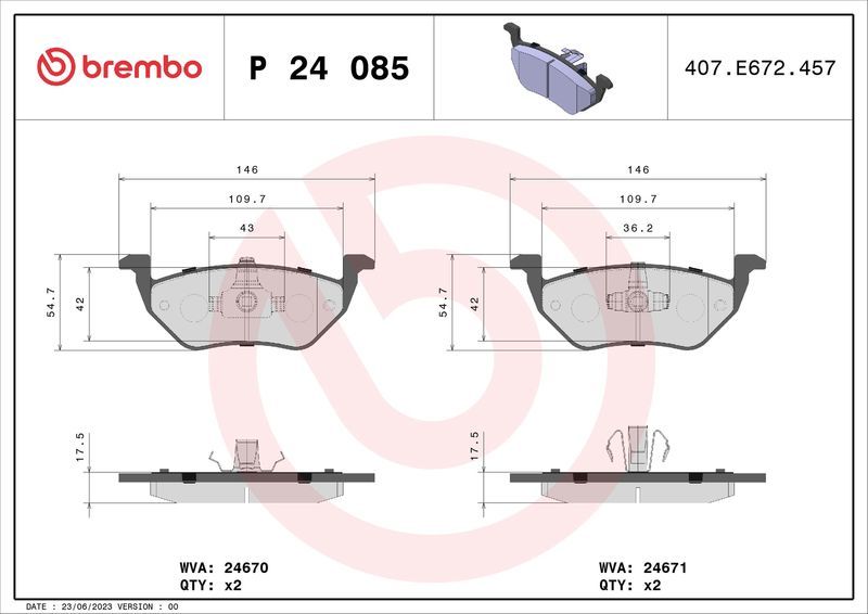 Brembo P24085