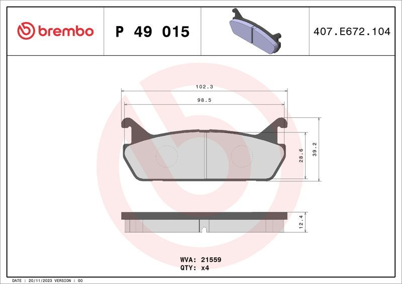 Brembo P49015