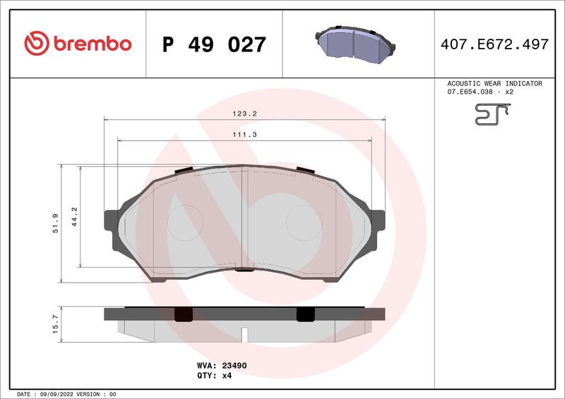 Brembo P49027