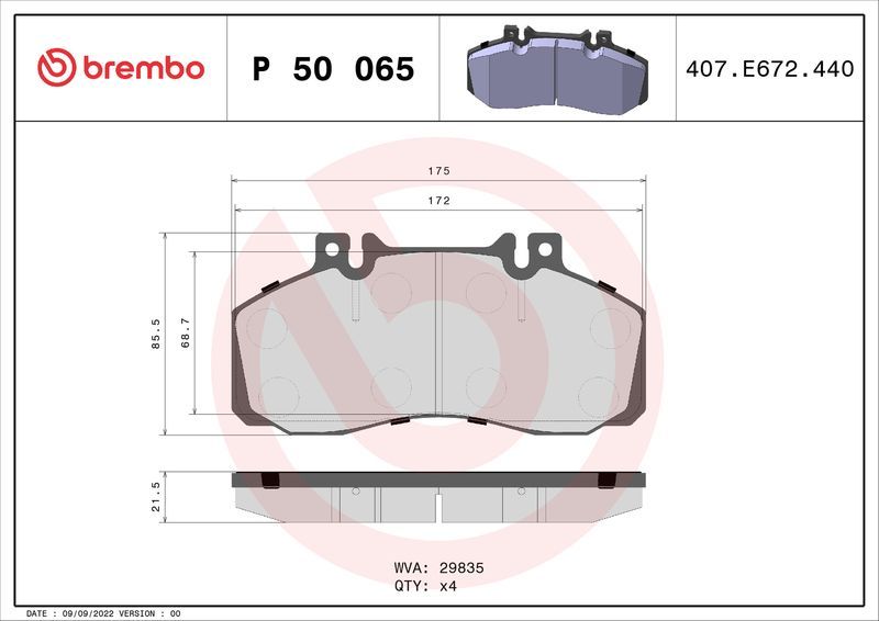 Brembo P50065