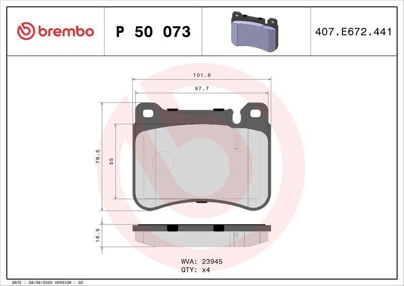 Brembo P50073