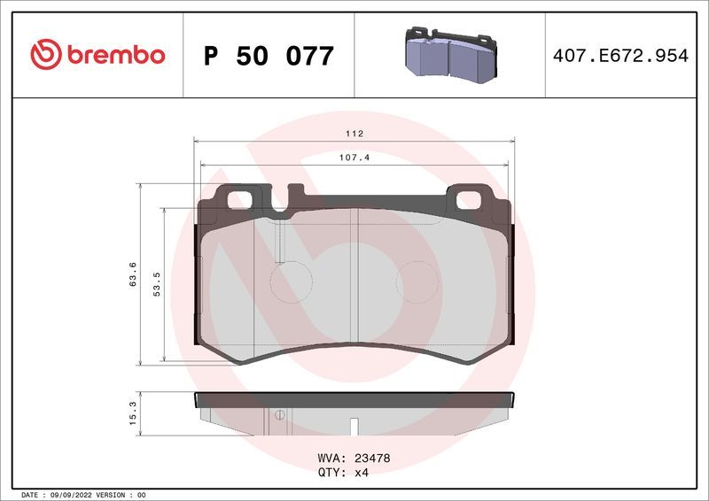 Brembo P50077