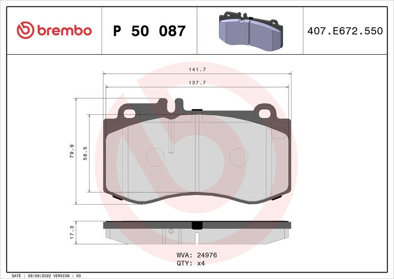 Brembo P50087