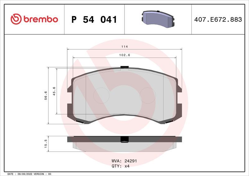 Brembo P54041