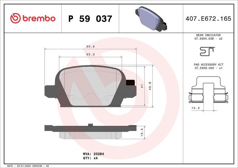 Brembo P59037