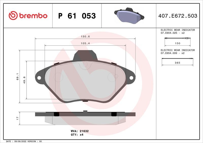 Brembo P61053