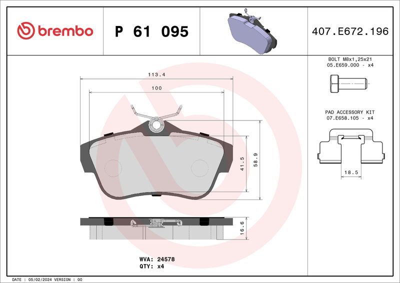 Brembo P61095