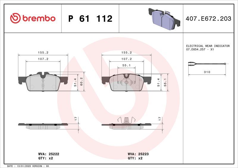 Brembo P61112