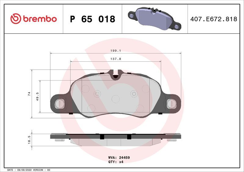 Brembo P65018