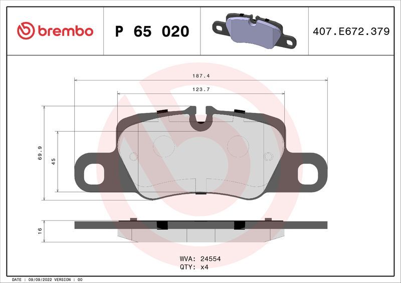 Brembo P65020