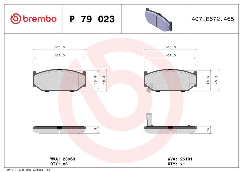 Brembo P79023