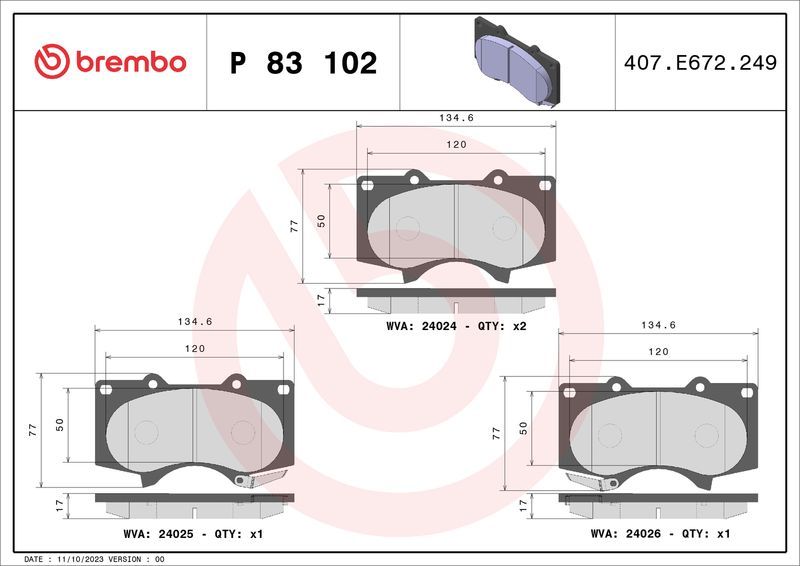 Brembo P83102