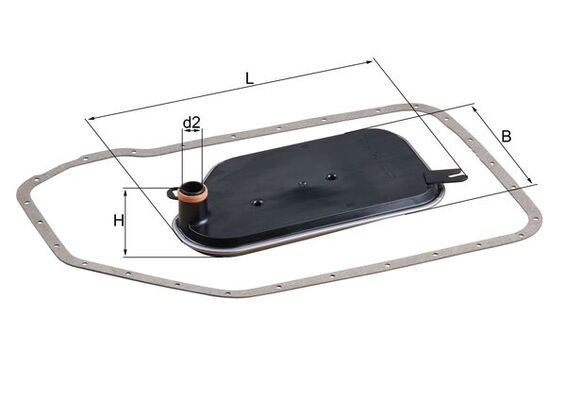 Knecht HX 84D - Hydraulický filter -