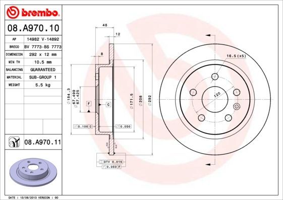 Brembo 08.A970.10