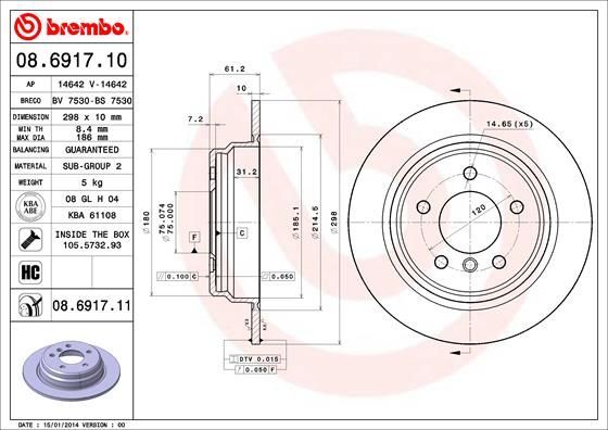 Brembo 08.6917.11