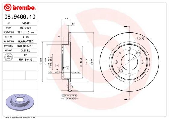 Brembo 08.9466.10
