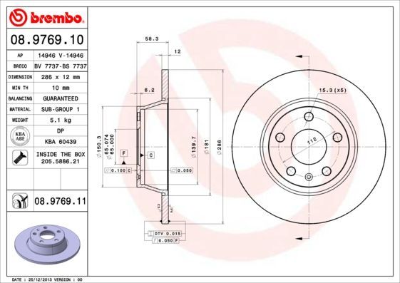 Brembo 08.9769.10