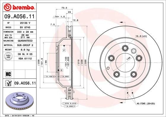Brembo 09.A056.11