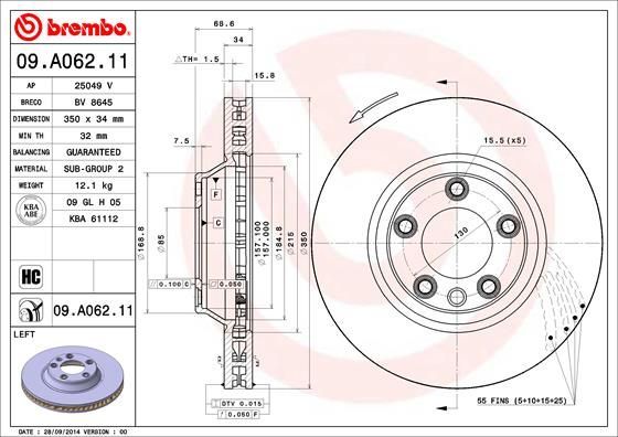 Brembo 09.A062.11