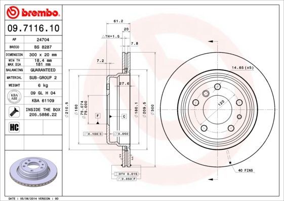 Brembo 09.7116.10