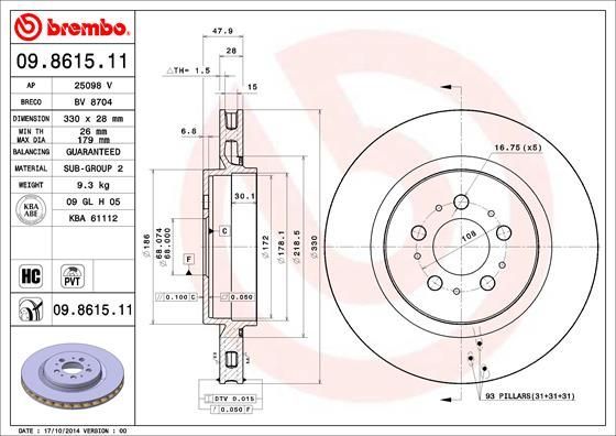 Brembo 09.8615.11