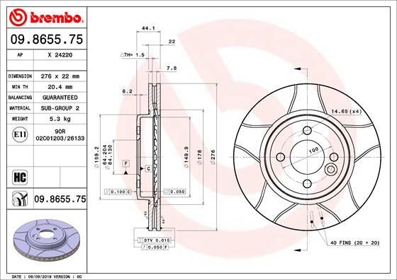 Brembo 09.8655.75