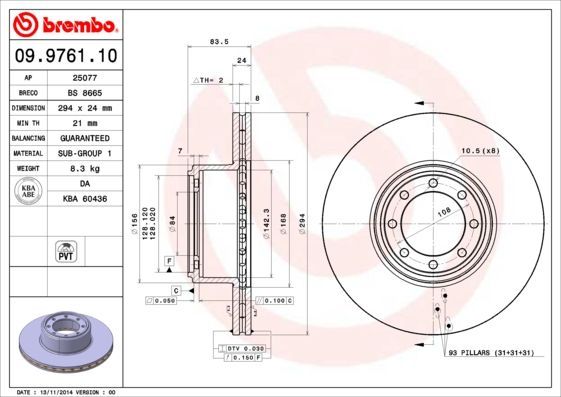 Brembo 09.9761.10
