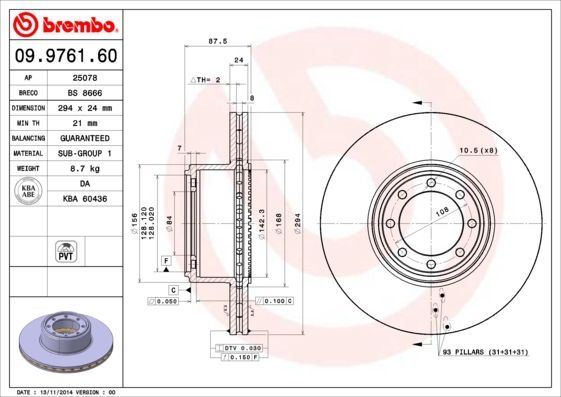 Brembo 09.9761.60