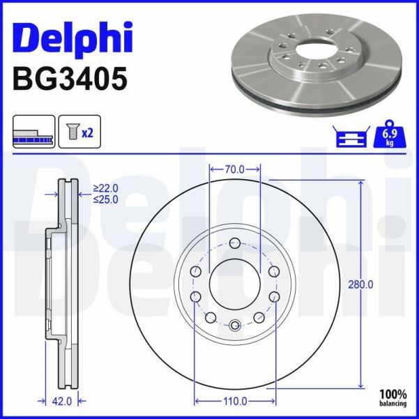Delphi BG3405