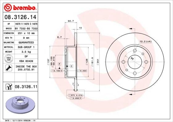 Brembo 08.3126.11