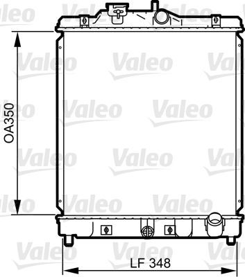 Valeo 734117 - Chladič vody -