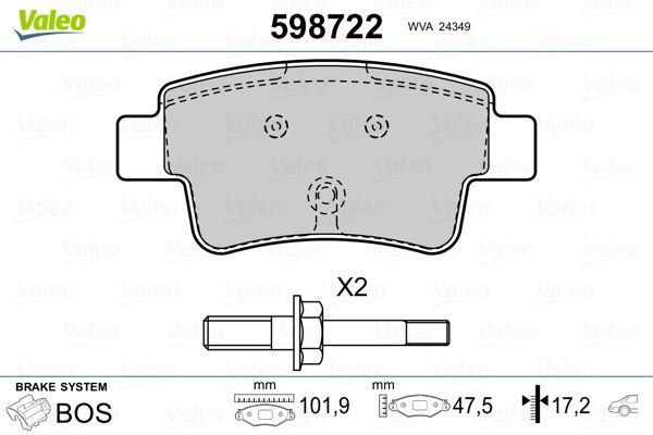 Valeo 598722