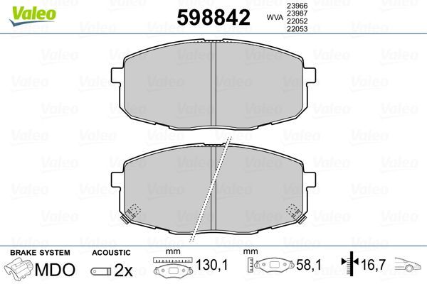 Valeo 598842