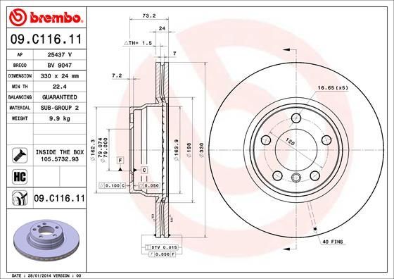 Brembo 09.C116.11