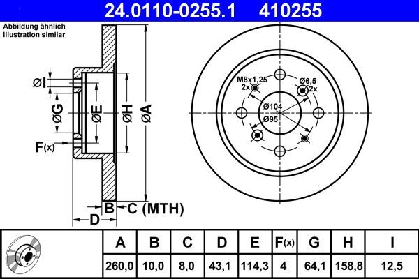 ATE 24.0110-0255.1