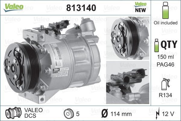 Valeo 813140 - Kompresor -