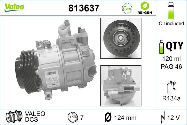Valeo 813637 - Kompresor -