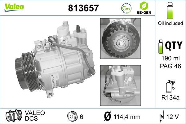 Valeo 813657 - Kompresor -