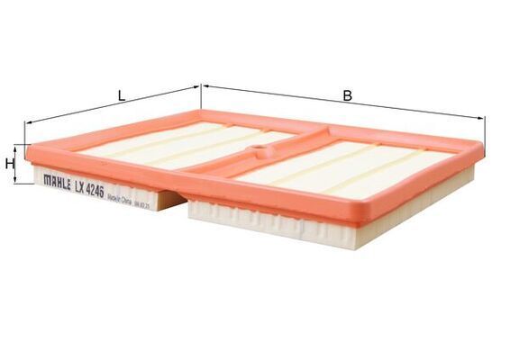 Knecht LX 4246 - Vzduchový filter -