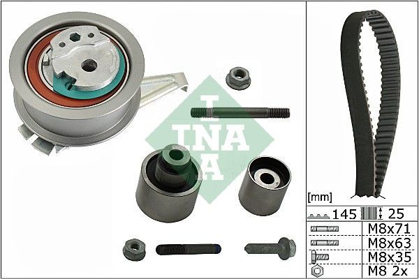 INA 530 0650 10 - Rozvodová sada -