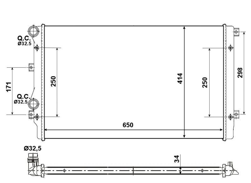 NRF 53406A - Chladič vody -