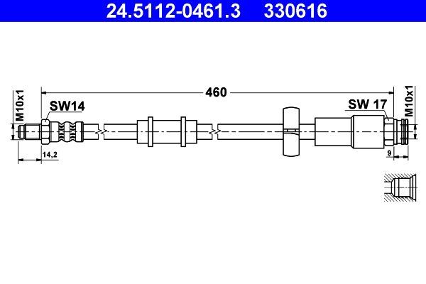 ATE 24.5112-0461.3