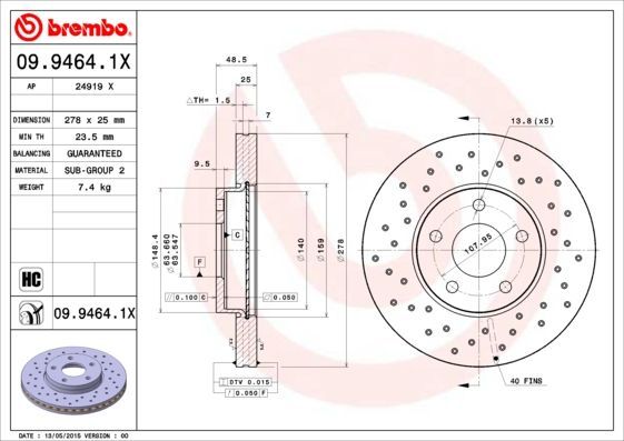 Brembo 09.9464.1X