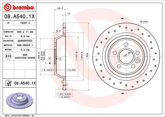 Brembo 08.A540.1X