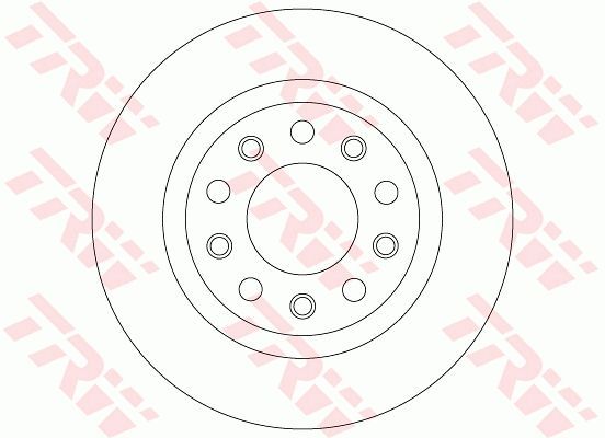 TRW DF8070 - Brzdový kotúč -