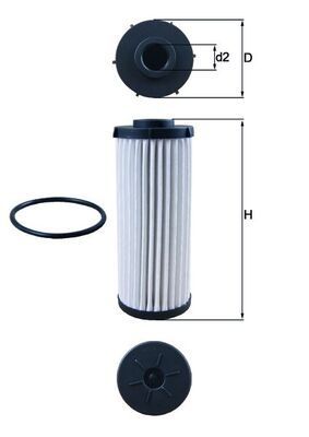 Knecht HX 139D - Hydraulický filter -