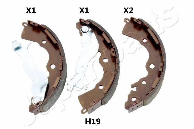Japanparts GF-H19AF - Brzdové čeľuste -
