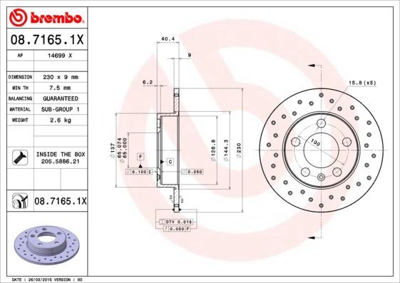 Brembo 08.7165.1X
